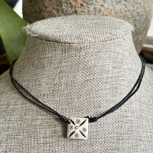 Grunge Bone Bead Choker